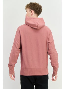 Todd Snyder + Champion Men Sportswear Fit Long Sleeves Outdoor Hoodies, Dusty Rose  - Image 3