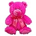 Anico 8 Hot Pink Teddy Bear Bright Pink Bear Soft Plush Small Bear Perfect for Kids Birthdays Holidays and More - Image 3