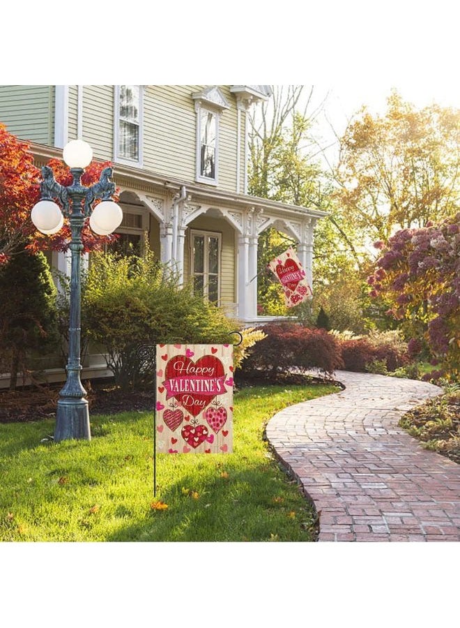 JQAQJU Seasonal Garden Flags Set of 8 Double Sided Burlap 12x18 Inch Welcome Easter Spring Holidays Garden Flag, Small Yard Flag for Outdoor Decorations - Image 2