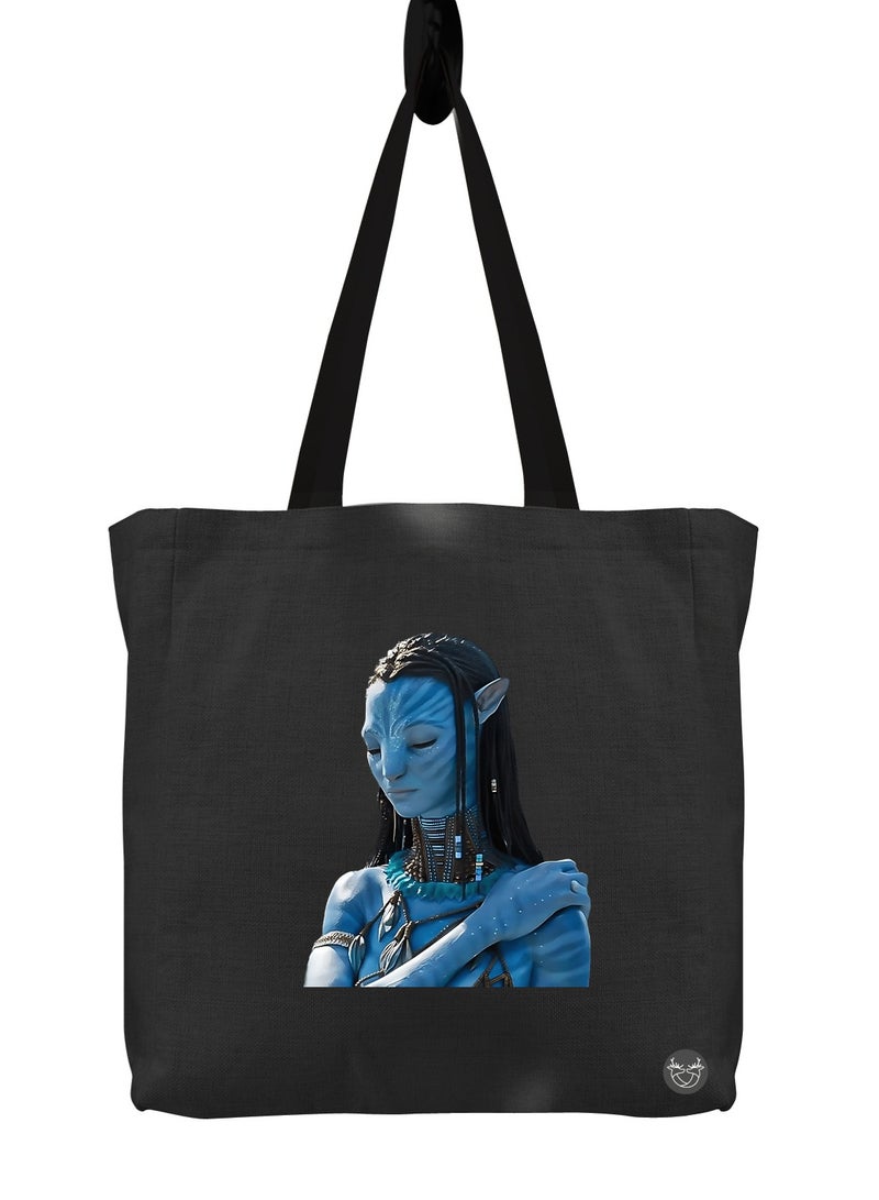 Canvas bag with avatar design print
