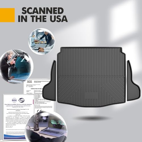 IKABEVEM Original 2022-2025 Corolla Cross Cargo Liner for Toyota Corolla Cross FWD SUV - Custom Fit TPE Trunk Mat - All Weather Cargo Mat for Toyota Corolla Cross (Not Fit AWD/Hybrid Model) - Image 5