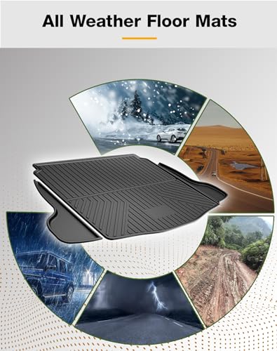 IKABEVEM Original 2022-2025 Corolla Cross Cargo Liner for Toyota Corolla Cross FWD SUV - Custom Fit TPE Trunk Mat - All Weather Cargo Mat for Toyota Corolla Cross (Not Fit AWD/Hybrid Model) - Image 4