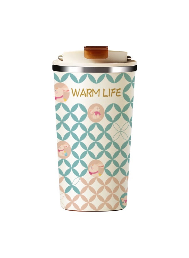 Xishi Ceramic Liner Insulated Coffee Mug High-value Portable Car Water Cup Annual Meeting Christmas Eve Gift