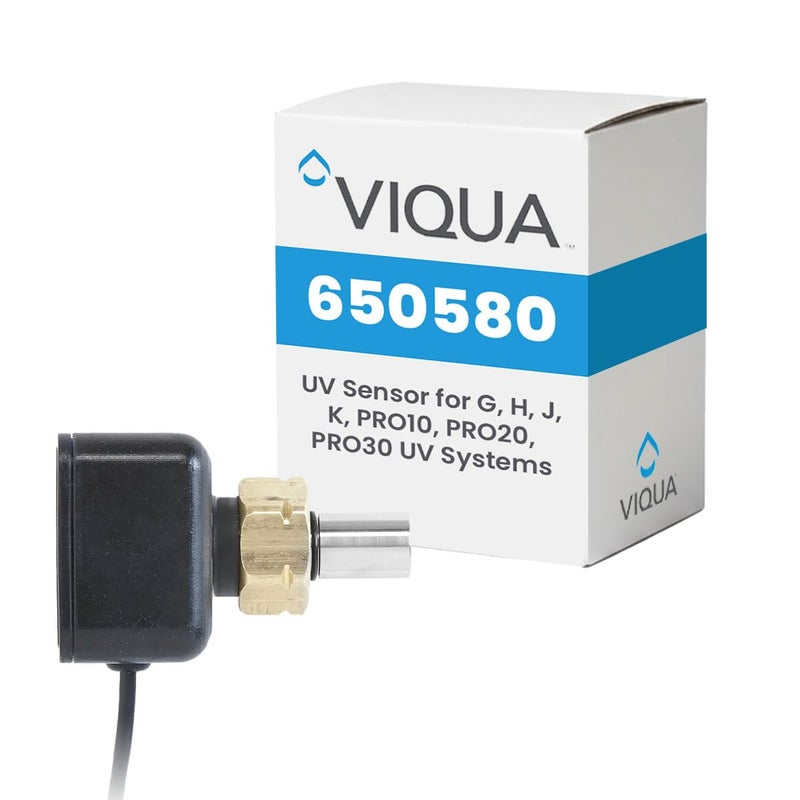 VIQUA 650580 Professional UV Water System Sensor OEM Replacement Sensor for G H J K Pro10 Pro20 Pro30 Pro50 Series Ultraviolet Output Monitor for Water Treatment
