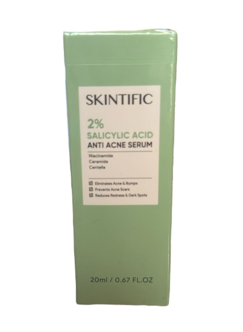 Skintific 2% saliclylic acid anti acne serum