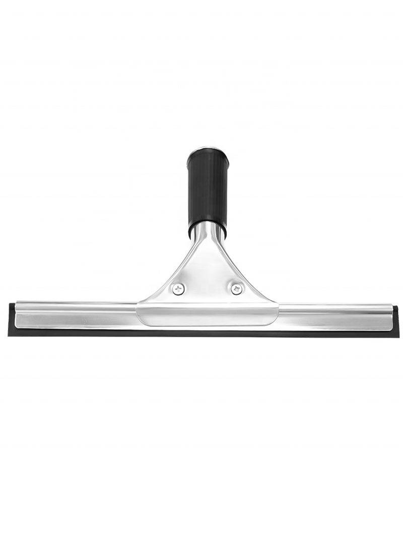 Professional Stainless Steel Window Squeegee – 10 Inch Blade for Kitchen, Windows, Bathroom, and Car - Image 2