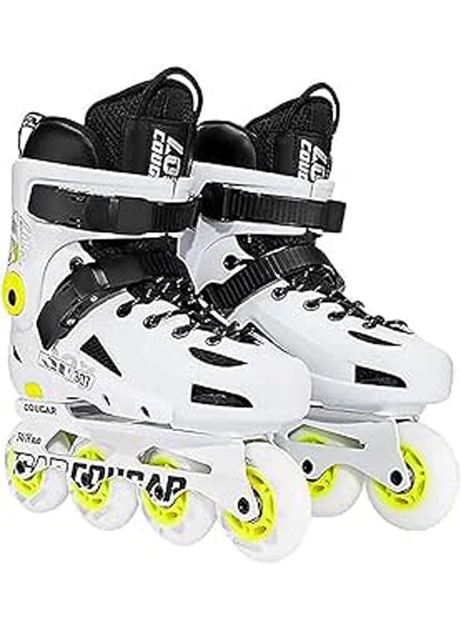 Cougar Roller Skates For Beginners Adjustable Four-Wheel With Adjustment Tools Size 40 - Image 1