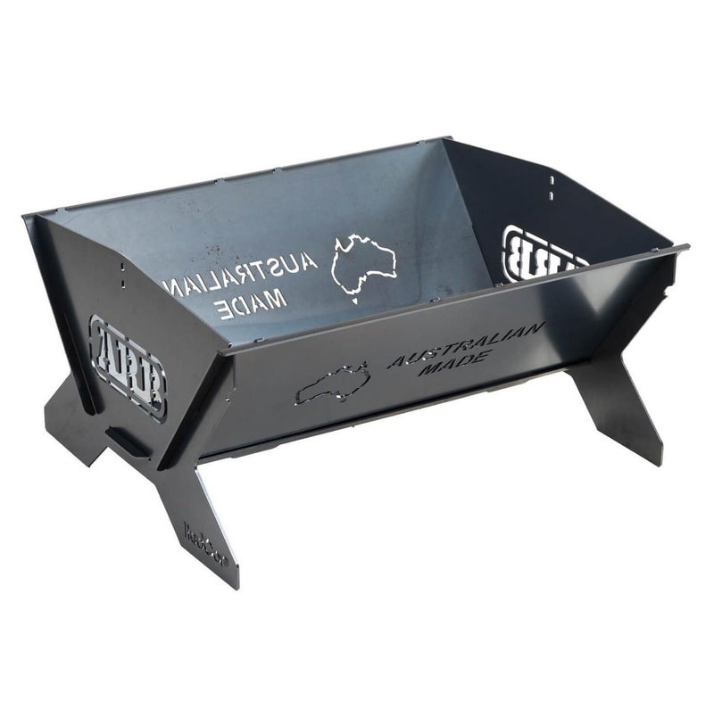 ARB Fire Pit 10500200 – Australian Made, Steel Outdoor Fire Pit, Collapsible Campfire, BBQ Cooker with Hotplate & Cooking Grill, Heavy Duty Portable Firepit for Camping, Overlanding, Backyard, Patio & 4x4 Adventures with Canvas Carry Bag - Image 2