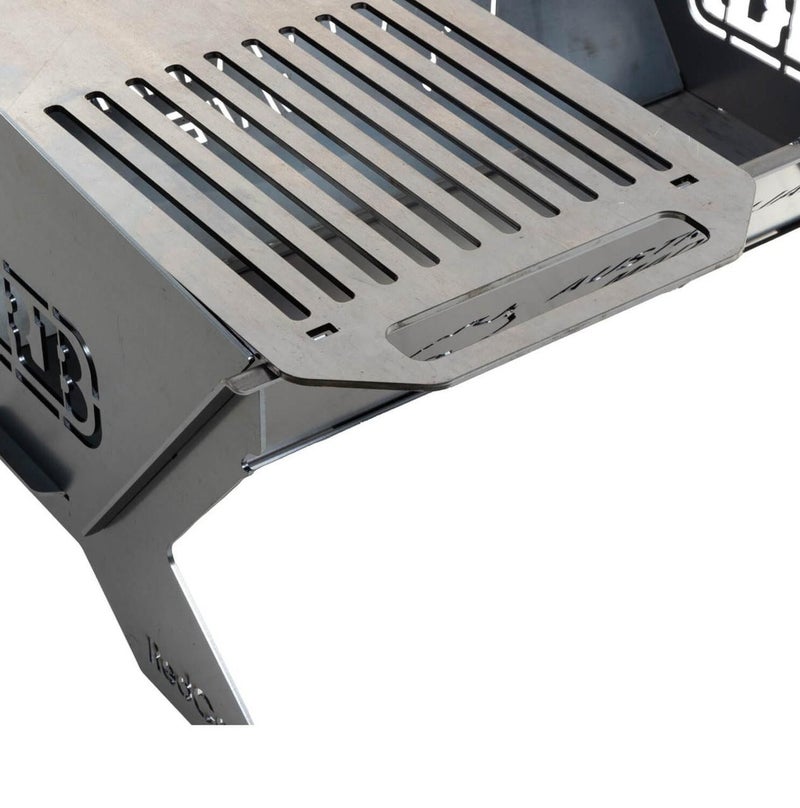 ARB Fire Pit 10500200 – Australian Made, Steel Outdoor Fire Pit, Collapsible Campfire, BBQ Cooker with Hotplate & Cooking Grill, Heavy Duty Portable Firepit for Camping, Overlanding, Backyard, Patio & 4x4 Adventures with Canvas Carry Bag - Image 5