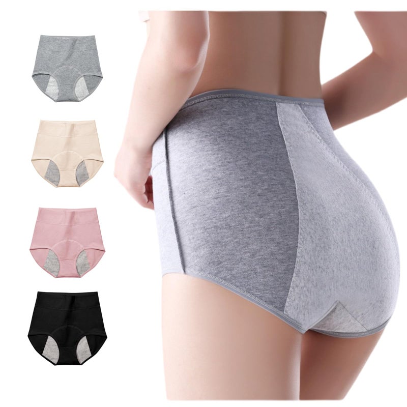 Washable Incontinence Underwear for Women Thin Lightweight Urine Leak Resistant Ladies Panties Reusable Protective Briefs for Light Bladder Leakage XLarge