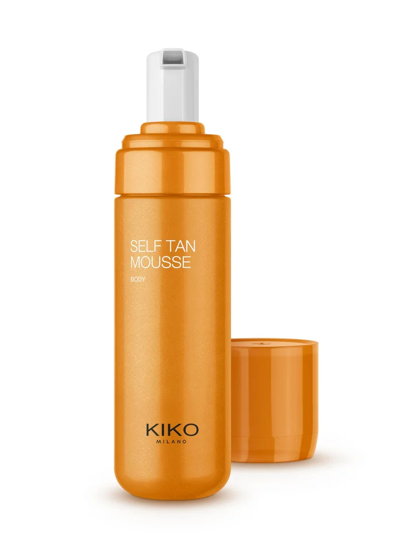KIKO MILANO Moisturizing self-tan mousse body foam with hyaluronic acid 150ml