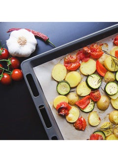 Navaris Set Of 3 Reusable Baking Sheets 13X16 Inches Parchment Paper For Baking Oven Durable Nonstick Baking Mats Reversible Baking Tray  - Image 2