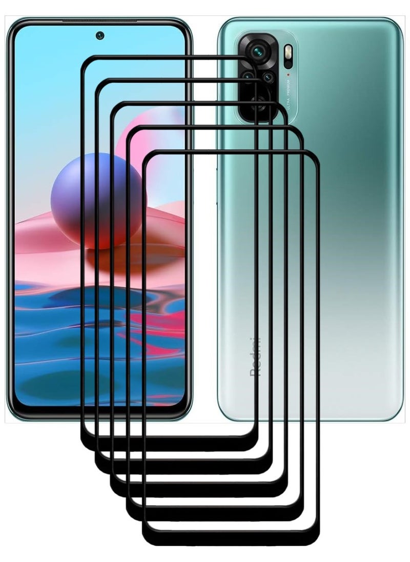 ACLIX 5 Pieces Antistatic ESD Dustproof Premium Quality High Definition Tempered Glass Screen Protector Designed For Xiaomi Redmi Note  10 - Image 1