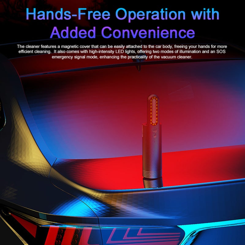 Cordless Vacuum Cleaner: 6000PA Suction 50000 RPM Motor TurboBoost Tech - Dual-Layer Washable Filtration 4400mAh Battery Type-C Quick Charge Portable Handheld Vacuum Cleaner with Multiple Nozzles for - Image 3