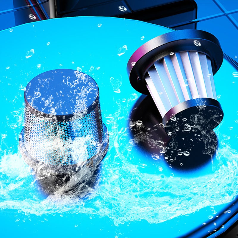 Cordless Vacuum Cleaner: 6000PA Suction 50000 RPM Motor TurboBoost Tech - Dual-Layer Washable Filtration 4400mAh Battery Type-C Quick Charge Portable Handheld Vacuum Cleaner with Multiple Nozzles for - Image 4