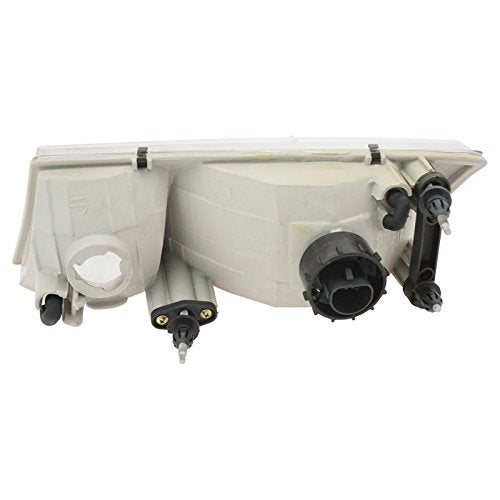 TRQ 2 Piece Headlight Assembly Set Chrome Bezel Driver & Passenger Side Compatible with Mercury Grand Marquis 1998-2002 FO2502149 FO2503149 YW3Z13008BB YW3Z13008CB F8MZ13008AA F8MZ13008BA - Image 4