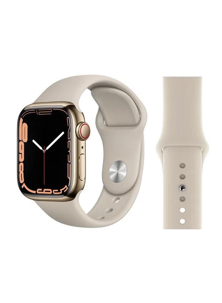 Zaboon Solid Silicone Replacement Band For Apple Watch 41/40/38mm Series 7/6/5/4/SE - Image 2