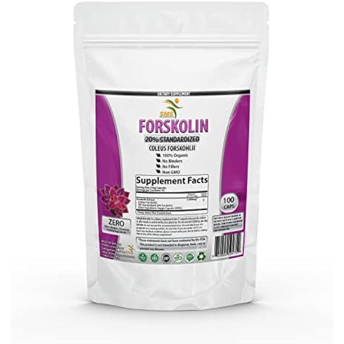 SMSHEALTHPRODUCTS.com Pure Forskolin Extract Supplement with Potent Coleus Forskohlii 20% Standardized 1,000 mg for Enhanced Energy - Plant-Based Energy Supplements for Women and Men - 100 Veggie Capsules - Image 5