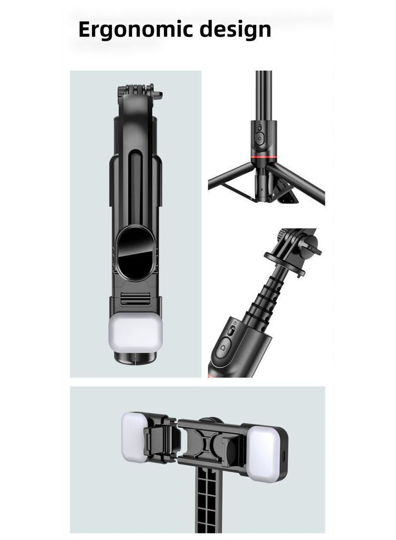 Selfie Stick Tripod with  Light ,  with Wireless Remote, Portable Phone Tripod Extendable Selfie Stick for GoPro/Travel/Vlog/Video/Tiktok/Live Streaming,Maximum Height 114 Centimeters - Image 5