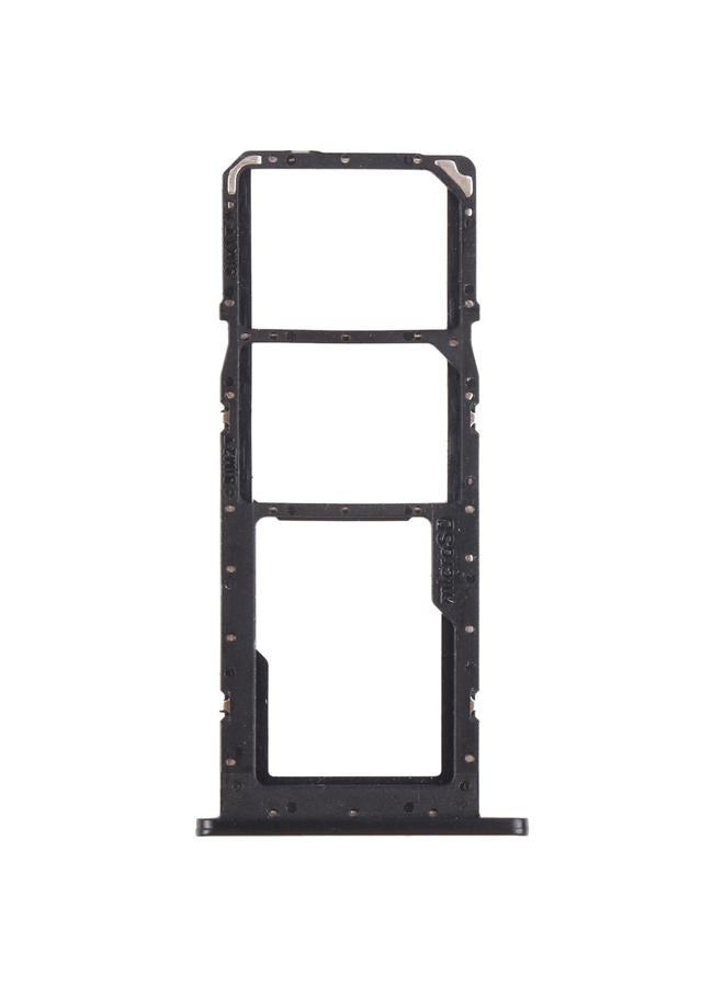 إيروريكس لـ Samsung Galaxy A02s SM-A025 درج بطاقة SIM + درج بطاقة SIM + درج بطاقة Micro SD (أسود) - Image 1