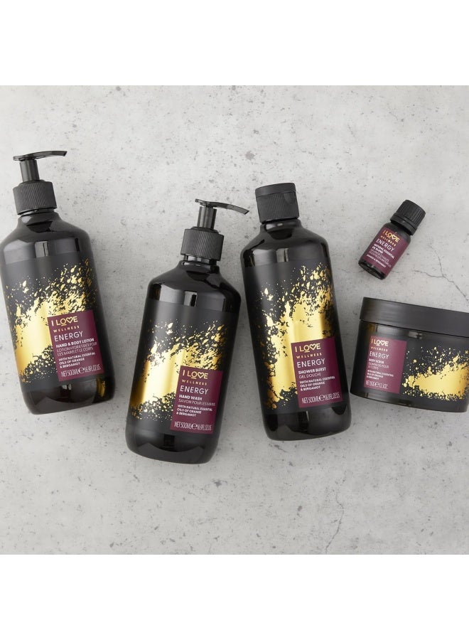 I Love Wellness Hand & Body Lotion Energy | 500ml | Citrus-Infused Moisturizer | Vegan, Sulfate-Free & Energizing for Daily Use - Image 5