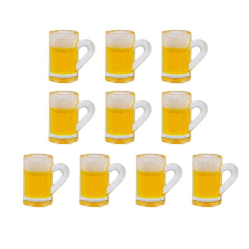 AUEAR Lovely Plastic Beer Cup Mug Model Mugs Cups 10 Pieces
