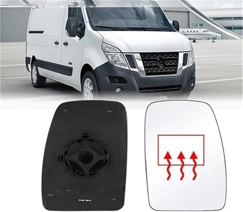 Wivplex Heated Side Mirror Glass for Vauxhall Movano - Image 3