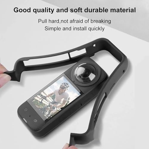 ZODUCT Insta 360 X3 Plastic Protective Frame Border Case | Anti-Fall, Anti-Scratch, Shockproof Cover Cage for Action Camera | Durable Protective Housing for Insta 360 X3 - Image 2