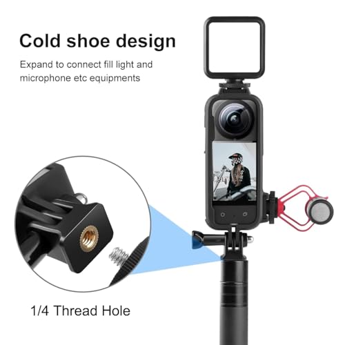 ZODUCT Insta 360 X3 Plastic Protective Frame Border Case | Anti-Fall, Anti-Scratch, Shockproof Cover Cage for Action Camera | Durable Protective Housing for Insta 360 X3 - Image 3