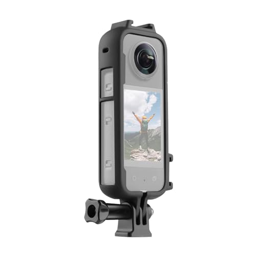 ZODUCT Insta 360 X3 Plastic Protective Frame Border Case | Anti-Fall, Anti-Scratch, Shockproof Cover Cage for Action Camera | Durable Protective Housing for Insta 360 X3 - Image 1