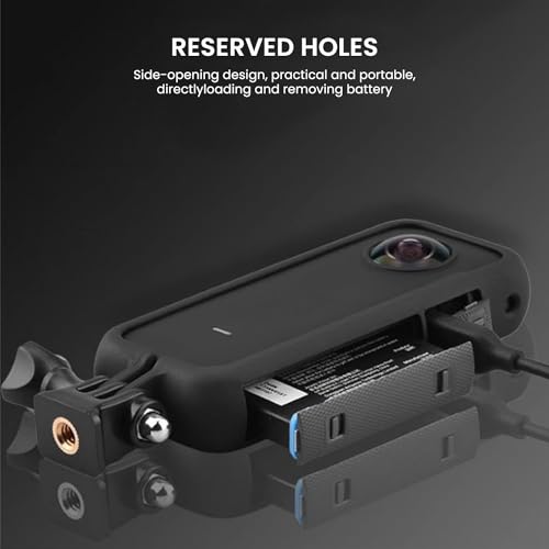 ZODUCT Insta 360 X3 Plastic Protective Frame Border Case | Anti-Fall, Anti-Scratch, Shockproof Cover Cage for Action Camera | Durable Protective Housing for Insta 360 X3 - Image 4