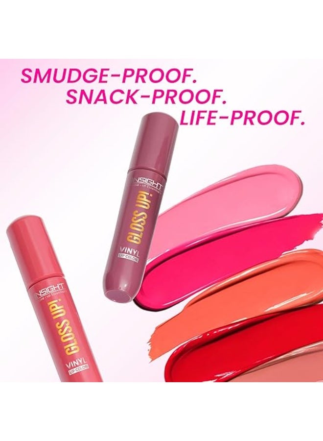 INSIGHT Gloss Up Lip Color - Crimson Dream | High-Gloss Finish | Non-Transfer | Smudge Proof | Rich Pigmentation | Lightweight, Long-Lasting Formula | All-Day Comfortable Wear (4g) - Image 3