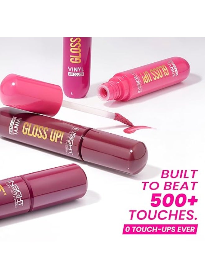 INSIGHT Gloss Up Lip Color - Crimson Dream | High-Gloss Finish | Non-Transfer | Smudge Proof | Rich Pigmentation | Lightweight, Long-Lasting Formula | All-Day Comfortable Wear (4g) - Image 2