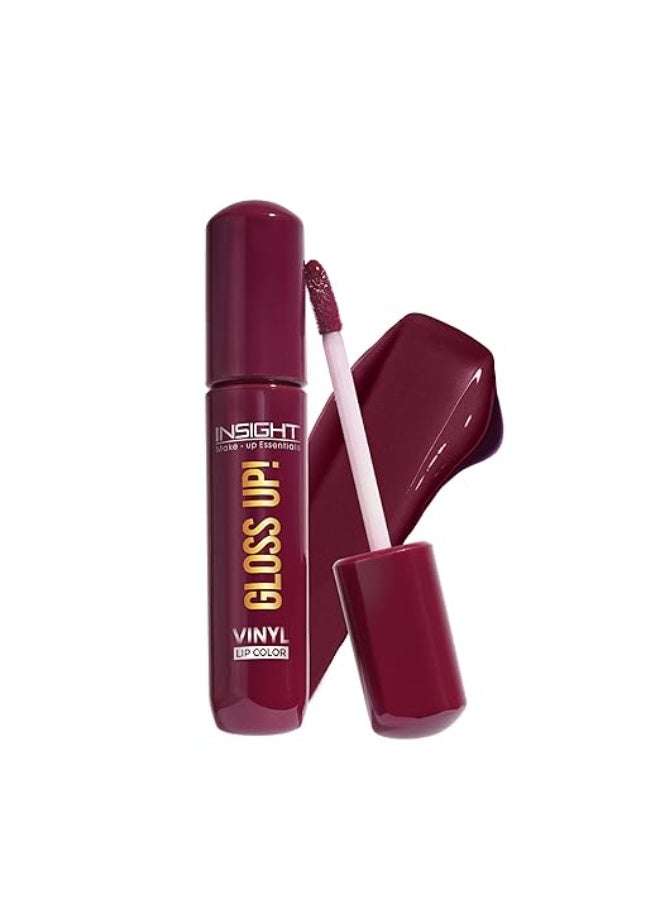 INSIGHT Gloss Up Lip Color - Crimson Dream | High-Gloss Finish | Non-Transfer | Smudge Proof | Rich Pigmentation | Lightweight, Long-Lasting Formula | All-Day Comfortable Wear (4g) - Image 1