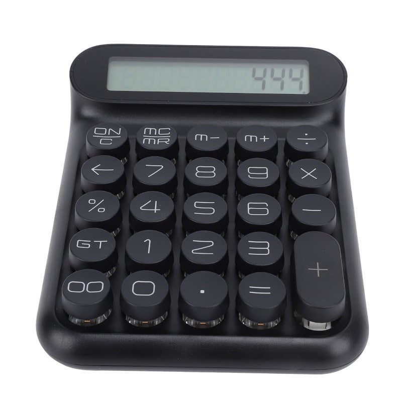 Mechanical Switch Calculator Detachable Keycaps Cute Desk Calculator - Blue Switch Mechanical Keys 15 Degree LCD Display Calculator for Office Use - Image 2