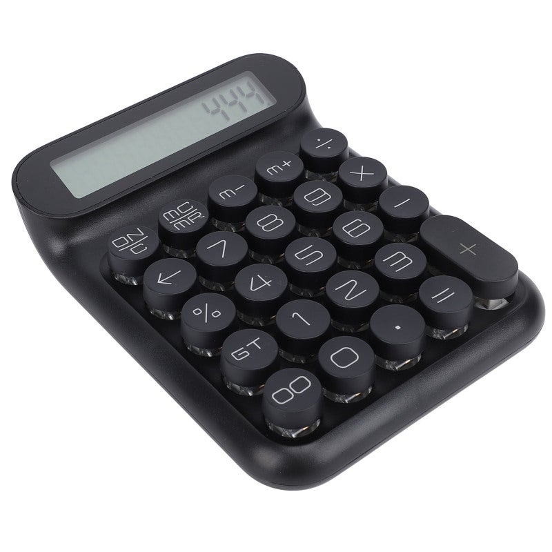 Mechanical Switch Calculator Detachable Keycaps Cute Desk Calculator - Blue Switch Mechanical Keys 15 Degree LCD Display Calculator for Office Use - Image 3