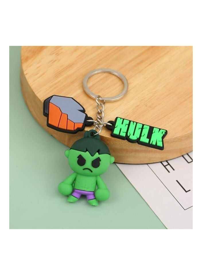 Mini Silicone Keychain Hulk Model Decoration Pendant Toy Gift
