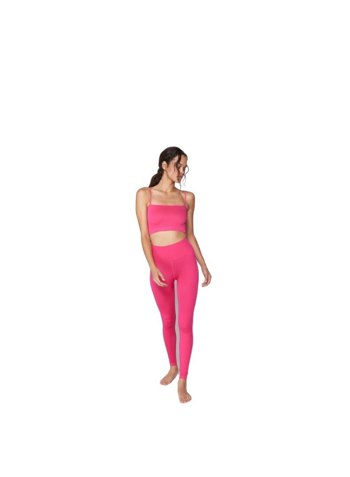 spiritual gangster LOVE SCULPT LEGGING RASPBERRY XSMALL-SMALL  - Image 1
