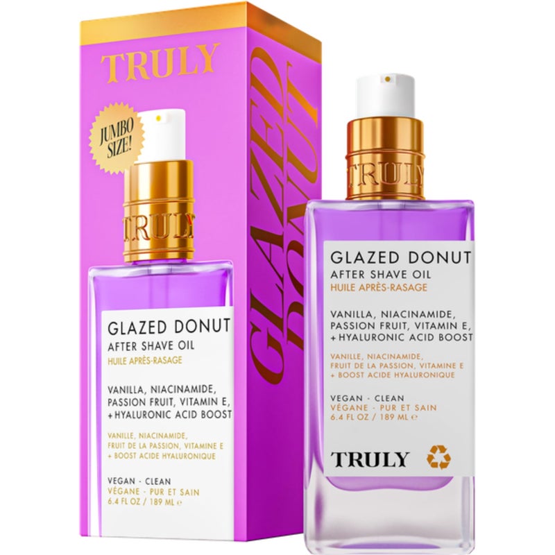 Truly Beauty Glazed Donut After Shave Oil Jumbo - Image 1