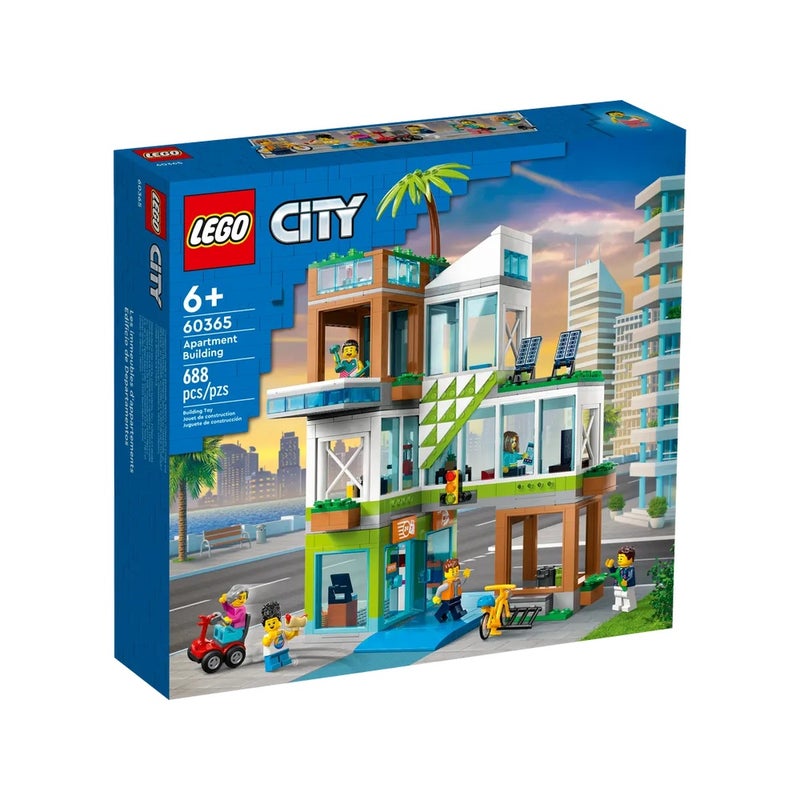 LEGO - City Apartment Building 688 Pieces - 60365 - Image 1
