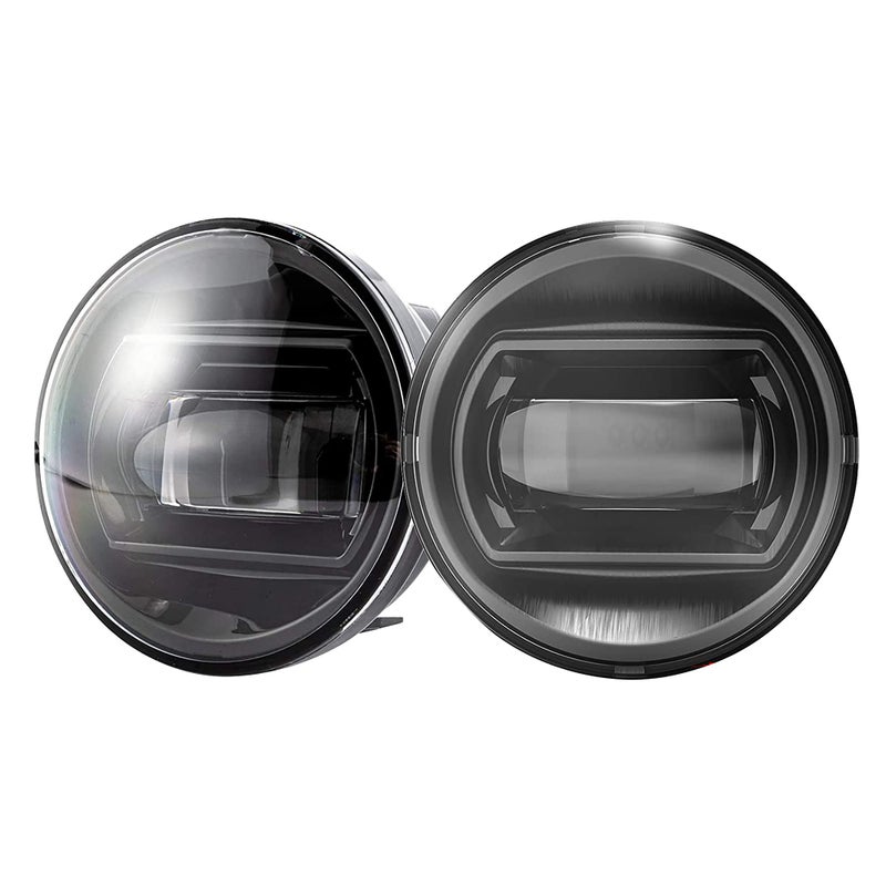 FIERYRED LED Fog Light Compatible with Tacoma 20052011Solara 20042006Sequoia 20082015Tundra 20072013 Driving Fog Lamp Offroad Front Bumper Replacement Black 1 Pair