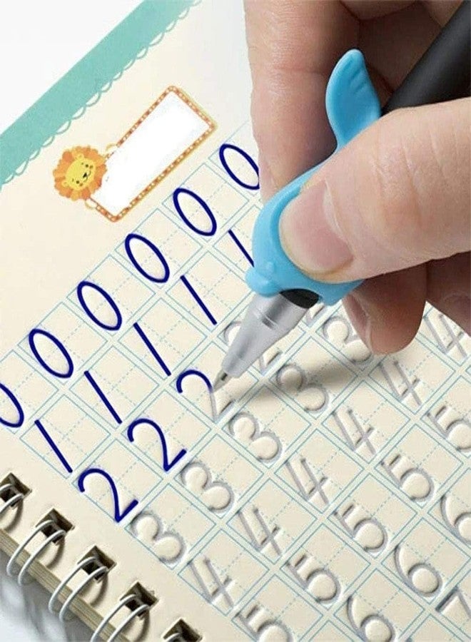 QUICK PICK Sank Magic Practice Copy Book for Kids 2-5 Years Magic Shank Reusable Calligraphy Book with English Language for Preschool Kids Practice Writing Copybook 4pcs with 10 rifills - Image 3