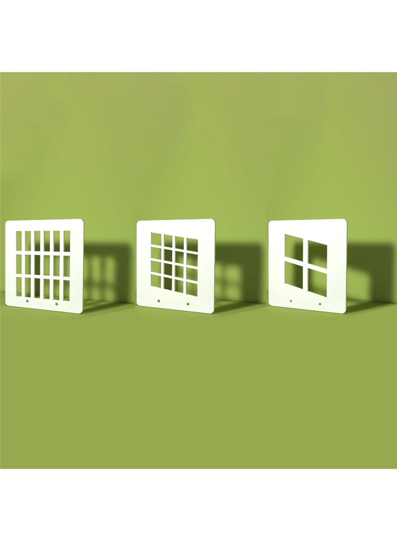 SYOSI Light Shadow Photography Background Board, PVC Waterproof Window Simulation Board, Realistic Shadow Backgrounds for Flat Lay Photography, Product Display, Jewelry/Cosmetics Shoot (3-PC) - Image 1