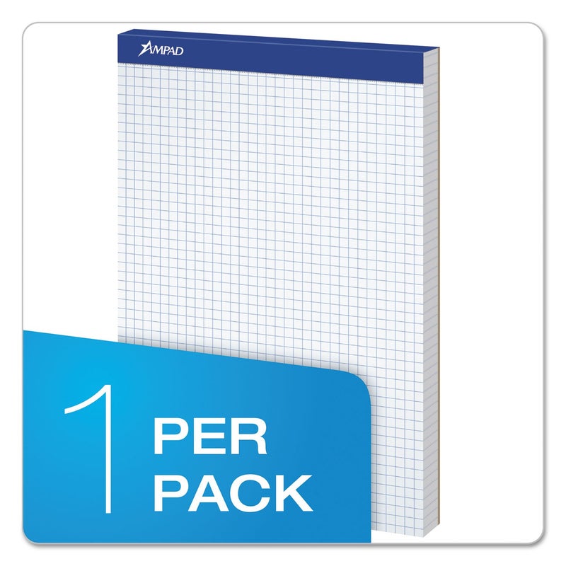 Ampad Evidence Quad Dual-Pad, Quadrille Rule, Letter Size (8.5 x 11.75), White, 100 Sheets per Pad (20-210) - Image 3