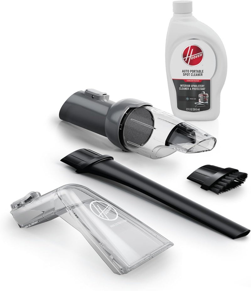 HOOVER مجموعة أدوات تنظيف السيارة من هوفر 4 قطع، أسود - Image 1