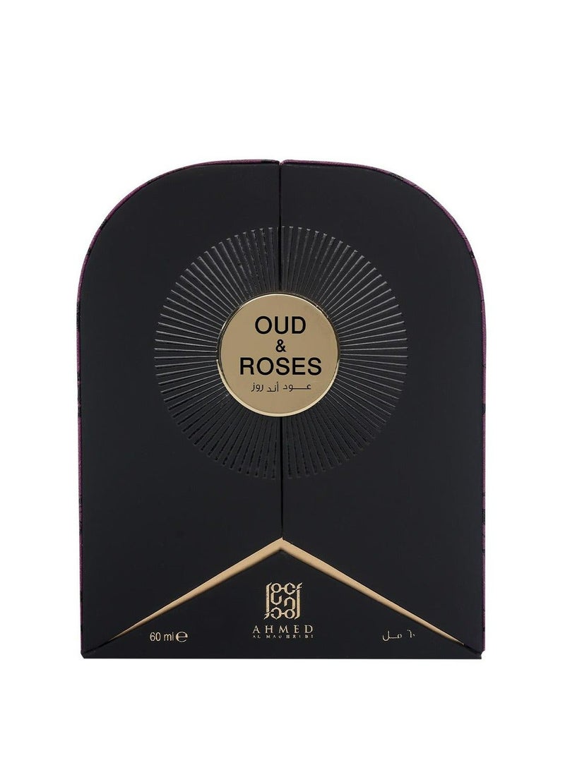 Ahmed Al Maghribi Oud & Roses 60ML EDP by Ahmed Al Maghribi Perfumes - Image 2