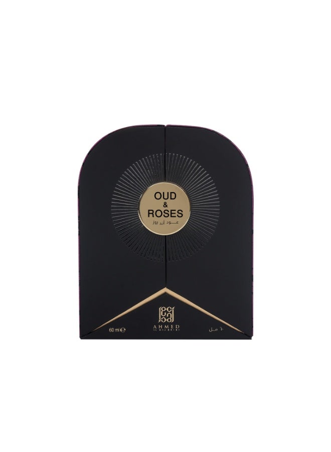 Ahmed Al Maghribi Oud & Roses 60ML - Image 2