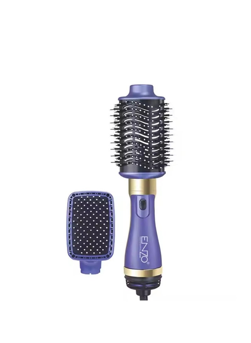 ENZO Professional فرشاة فرد الشعر متعددة الوظائف مع مجفف شعر قابل للفصل ومكثف - Image 2