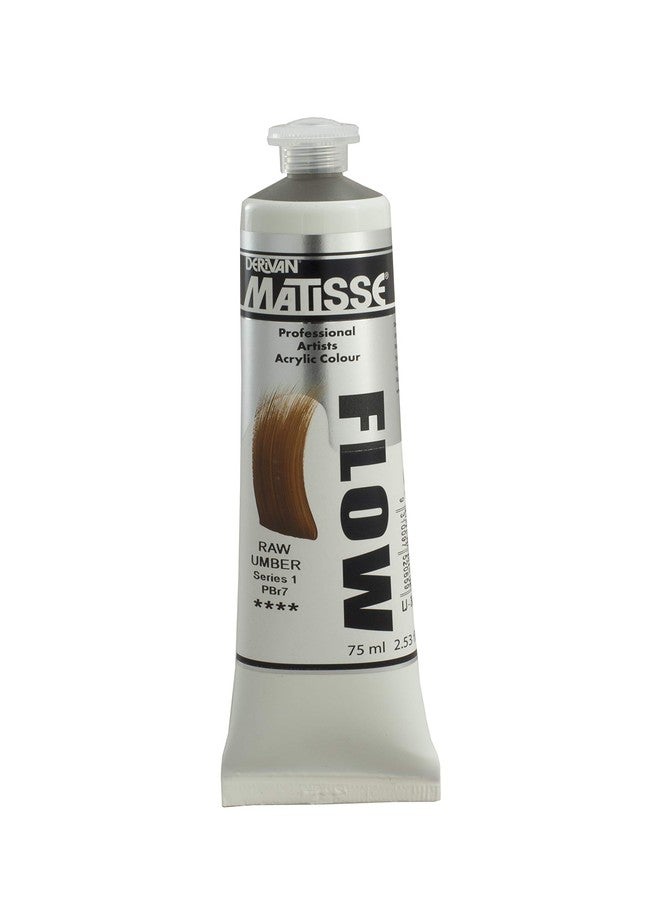 Matisse Flow Acrylic 75 ml Tube - Raw Umber - Image 1