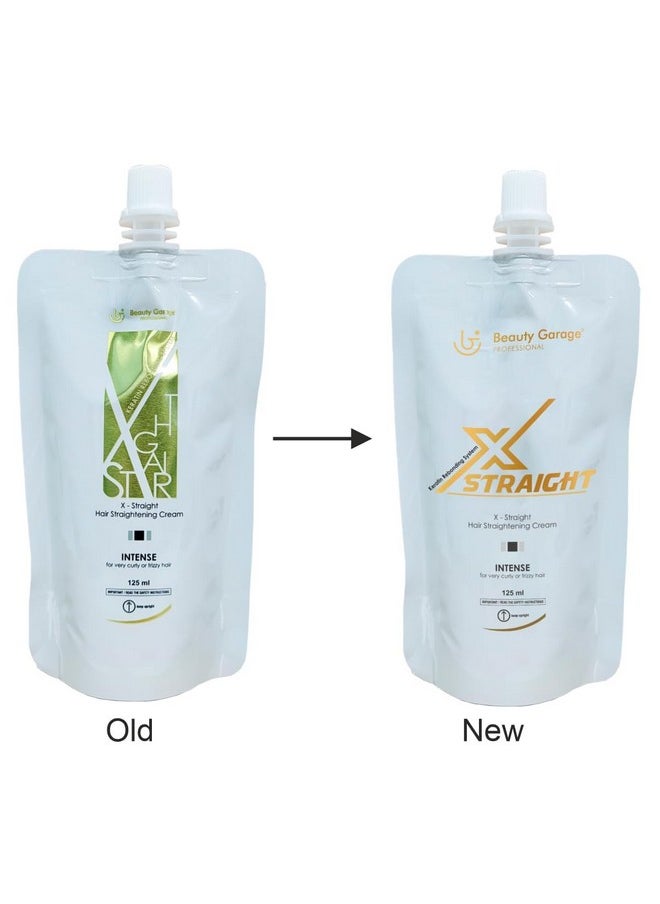 Beauty Garage - X-Straight Hair Straightening Cream Set (Intense Cream + Neutralizing Cream) 125Ml Each - Image 1